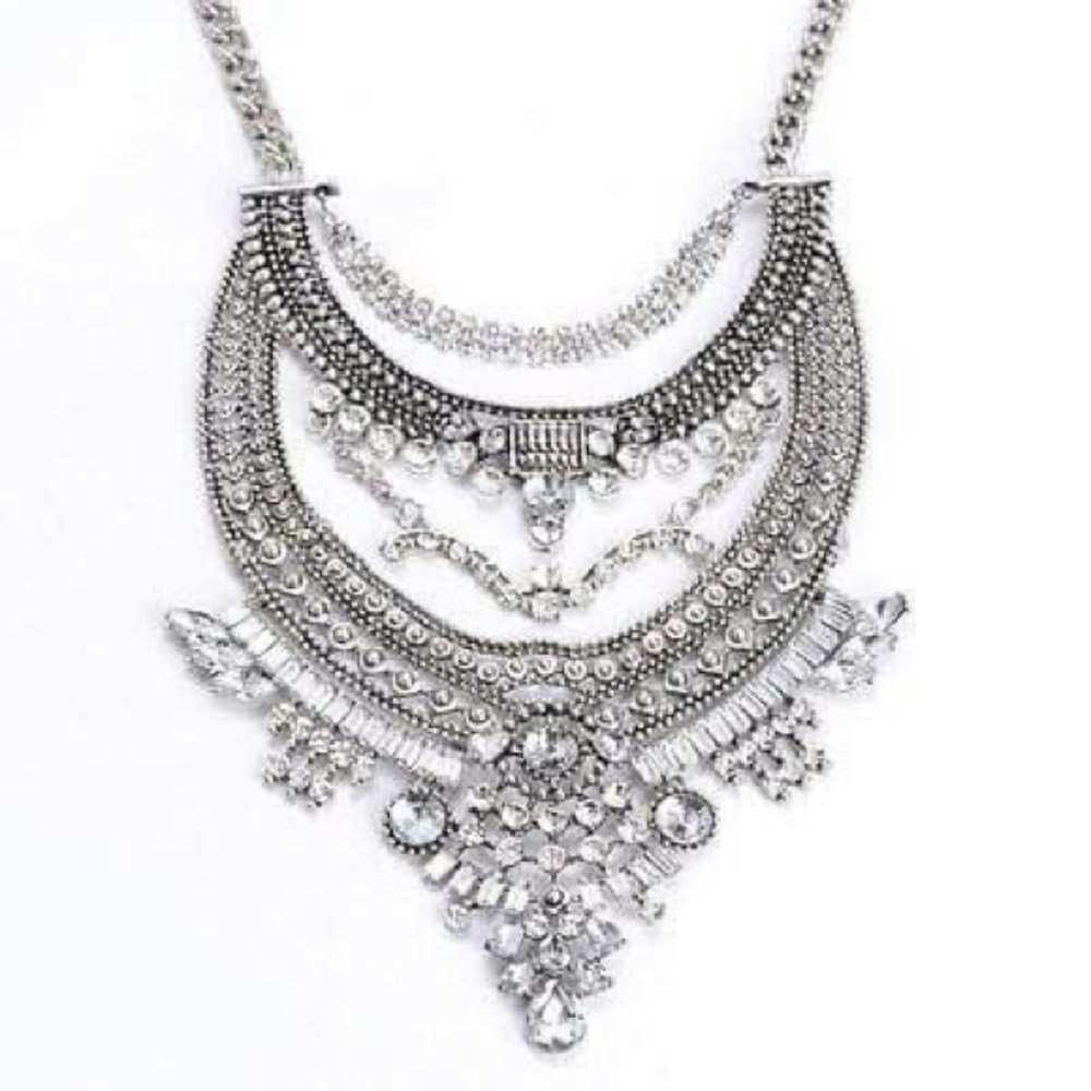 Oversized stackable bohemian necklace
